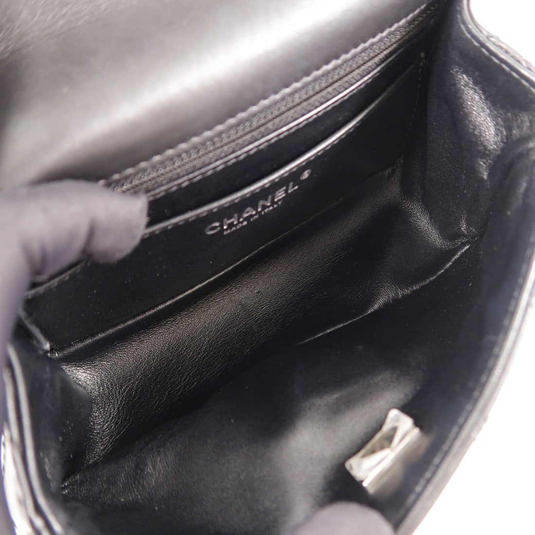 Chanel 2.55 Mini Chain Bag Black - 5