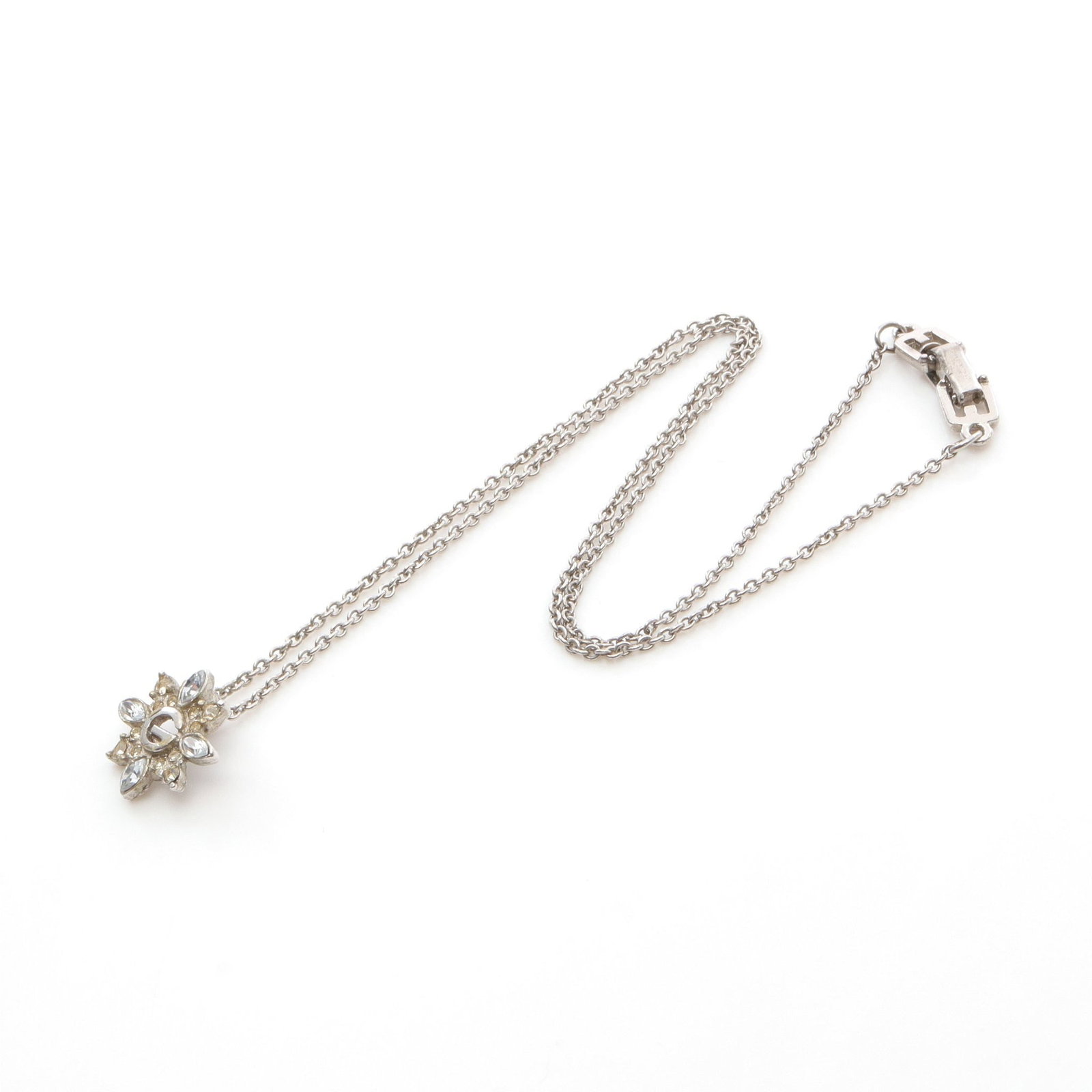 Givenchy G Flower Necklace Silver - 3