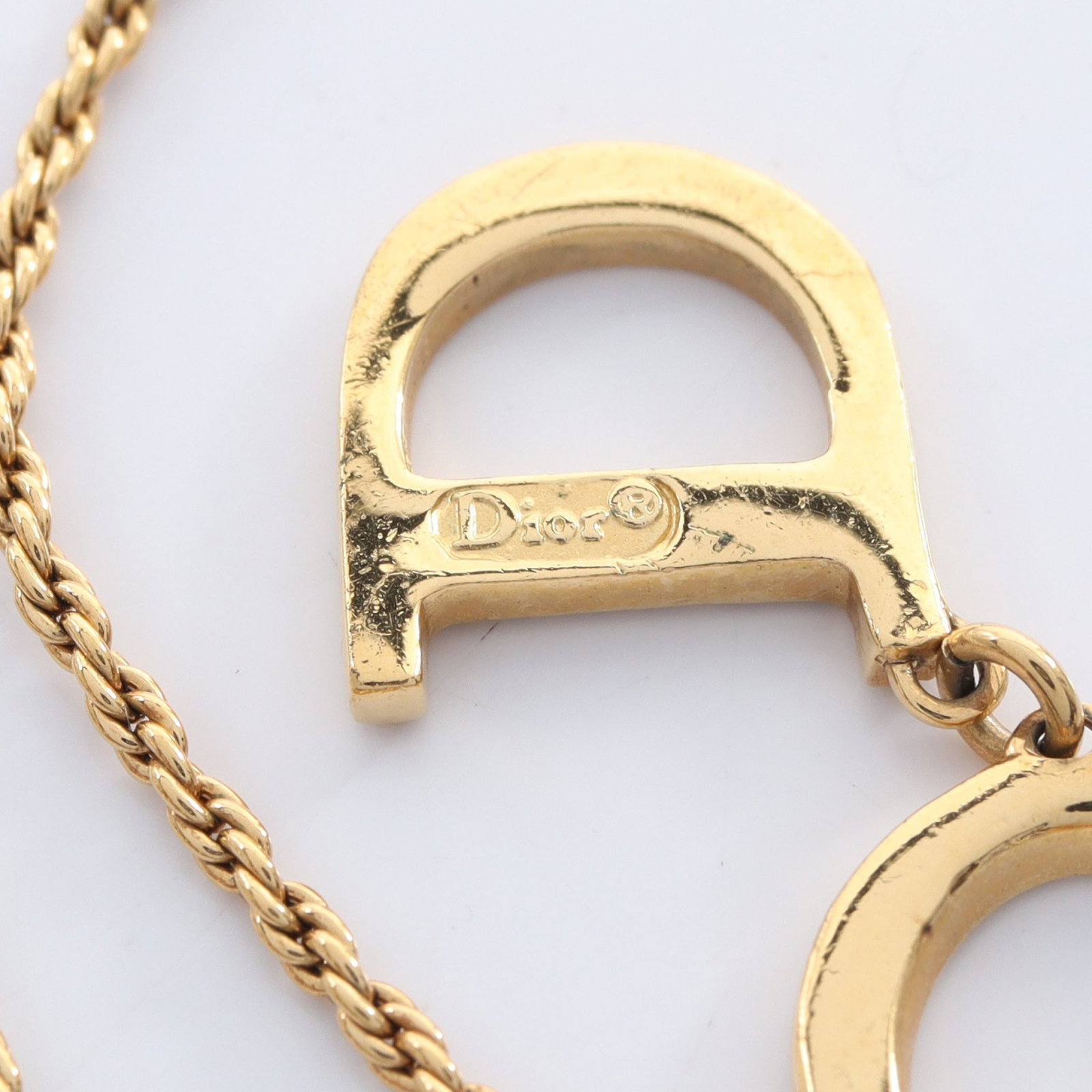Dior CD GP Gold Necklace - 5