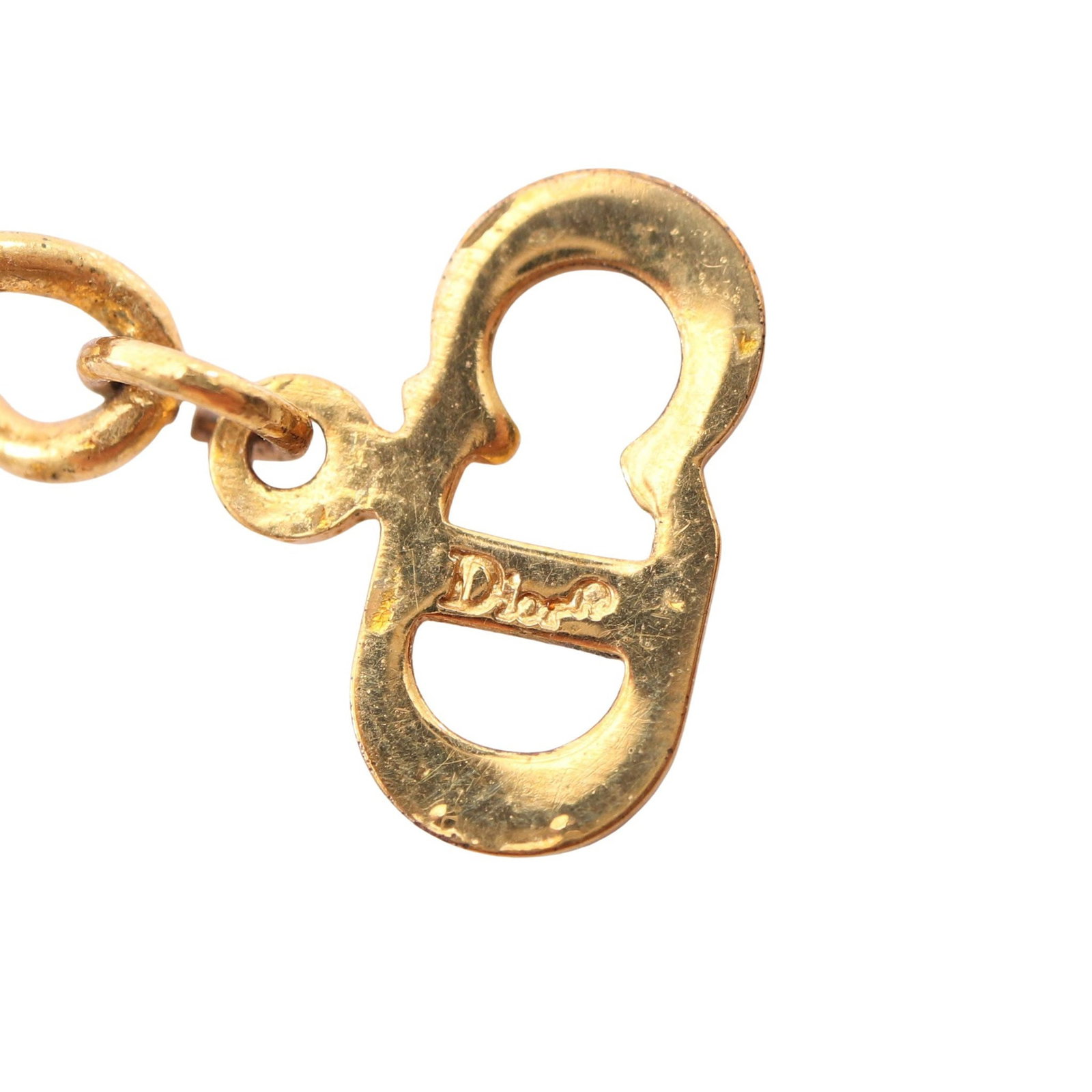 Dior CD GP Gold Necklace - 5