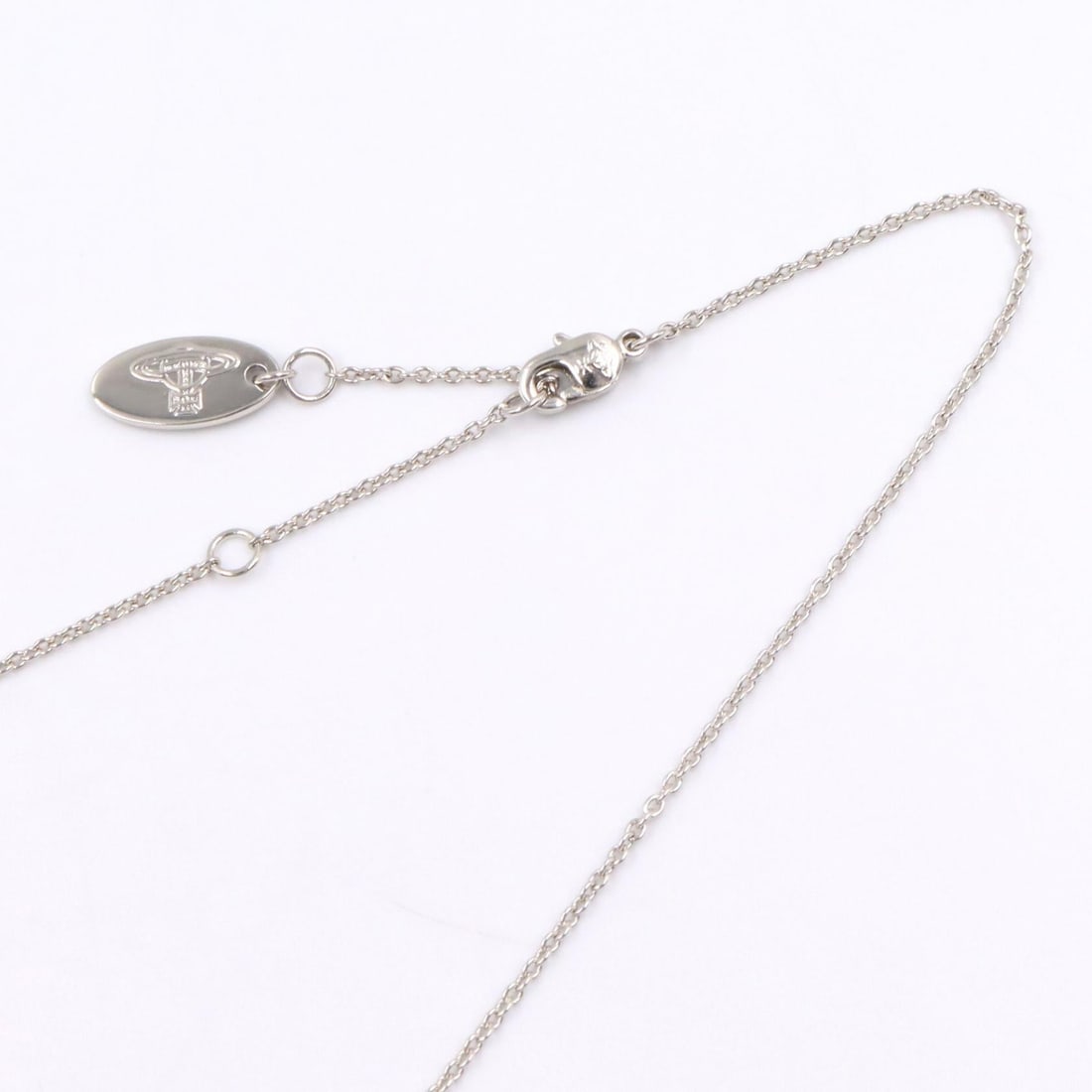 Vivienne Brass Silver Necklace - 5
