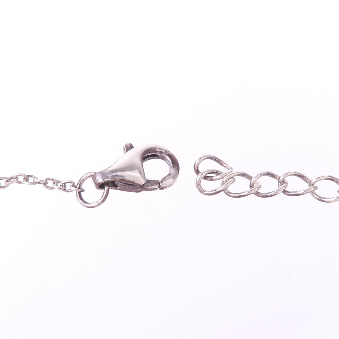 Pearl Diamond Necklace Silver - 5