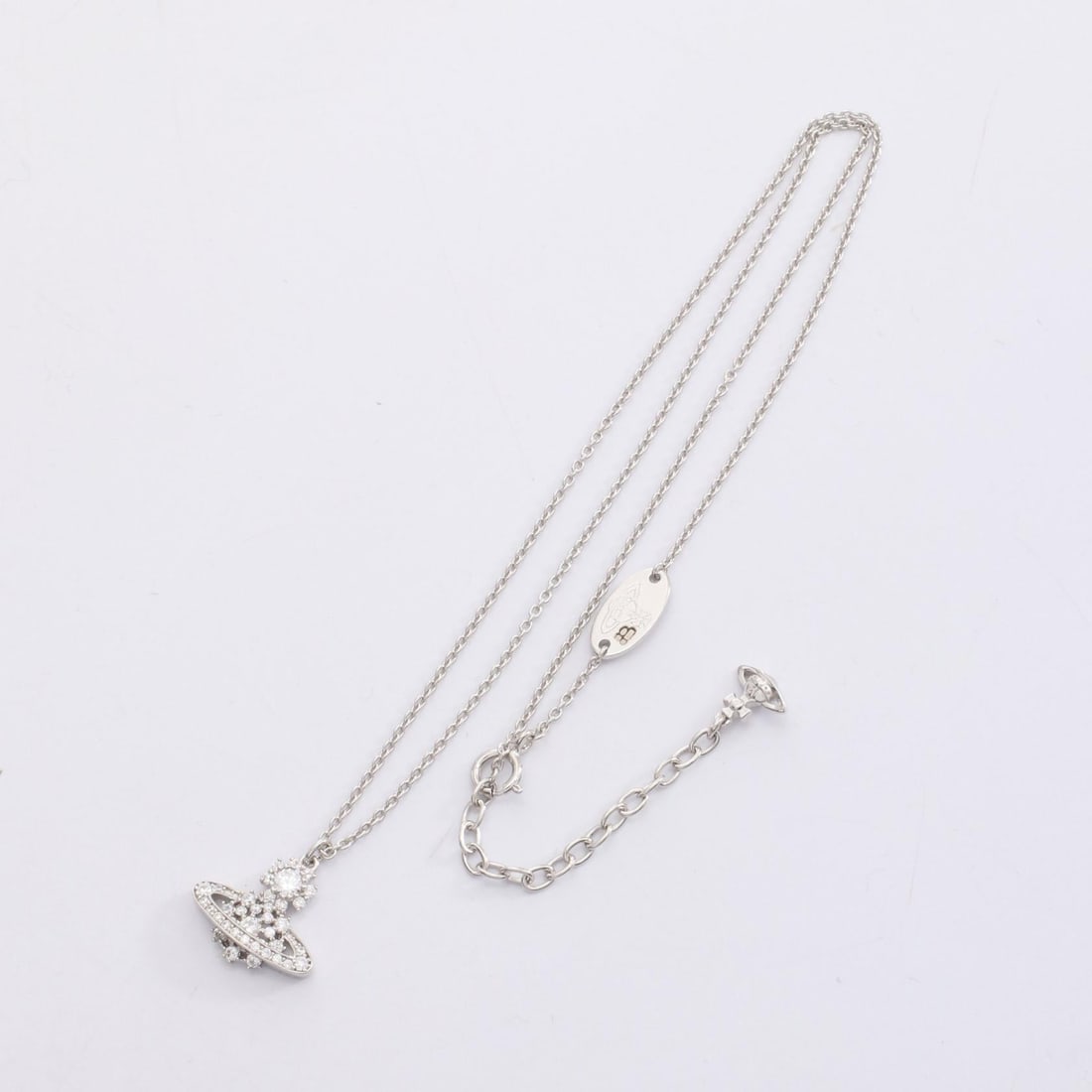 Vivienne Orb 925 Silver Necklace - 3