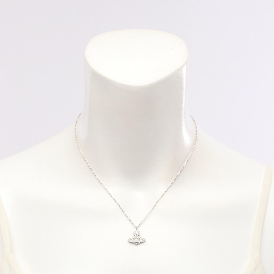 Vivienne Orb 925 Silver Necklace - 5