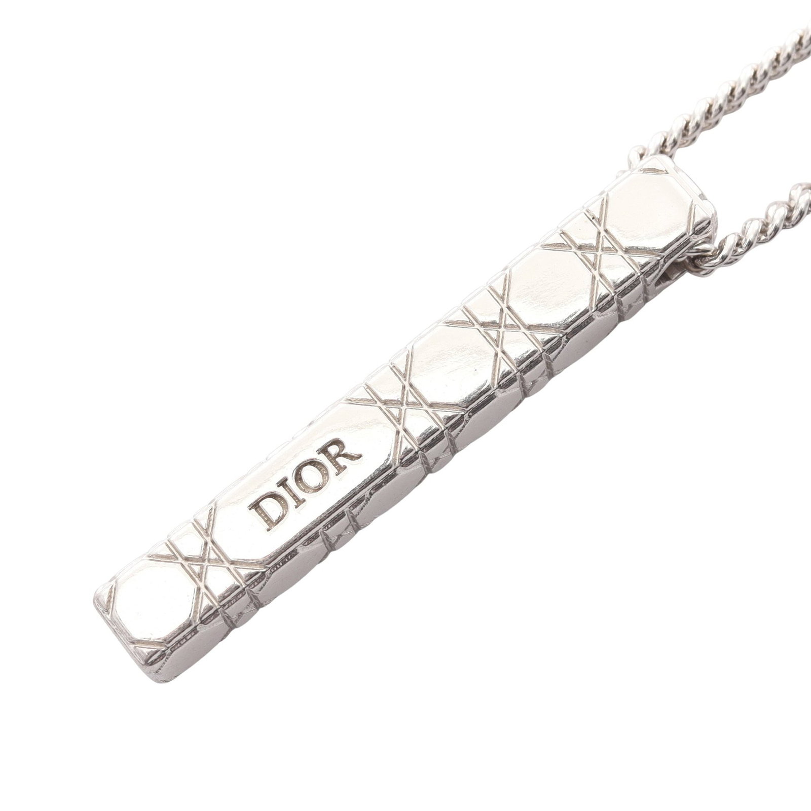 Dior Canage Necklace Silver - 2