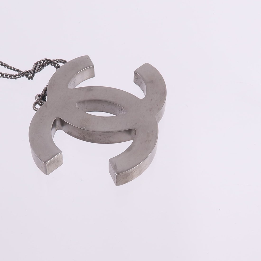 Chanel CC Resin Silver Brown - 8