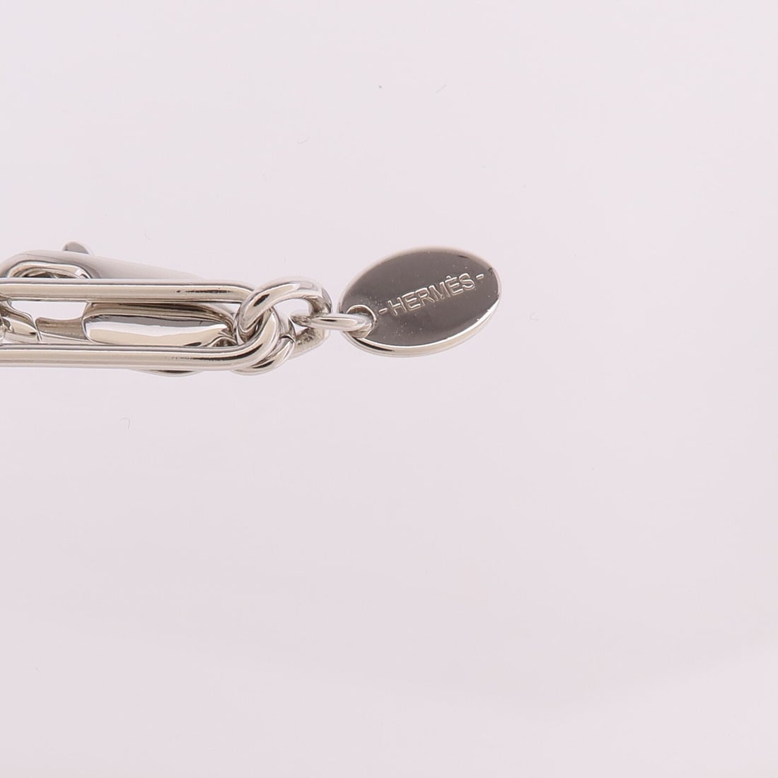 Hermes Locket Necklace Silver - 7