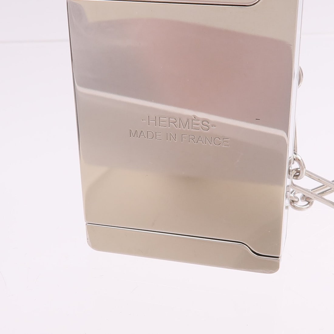 Hermes Locket Necklace Silver - 8