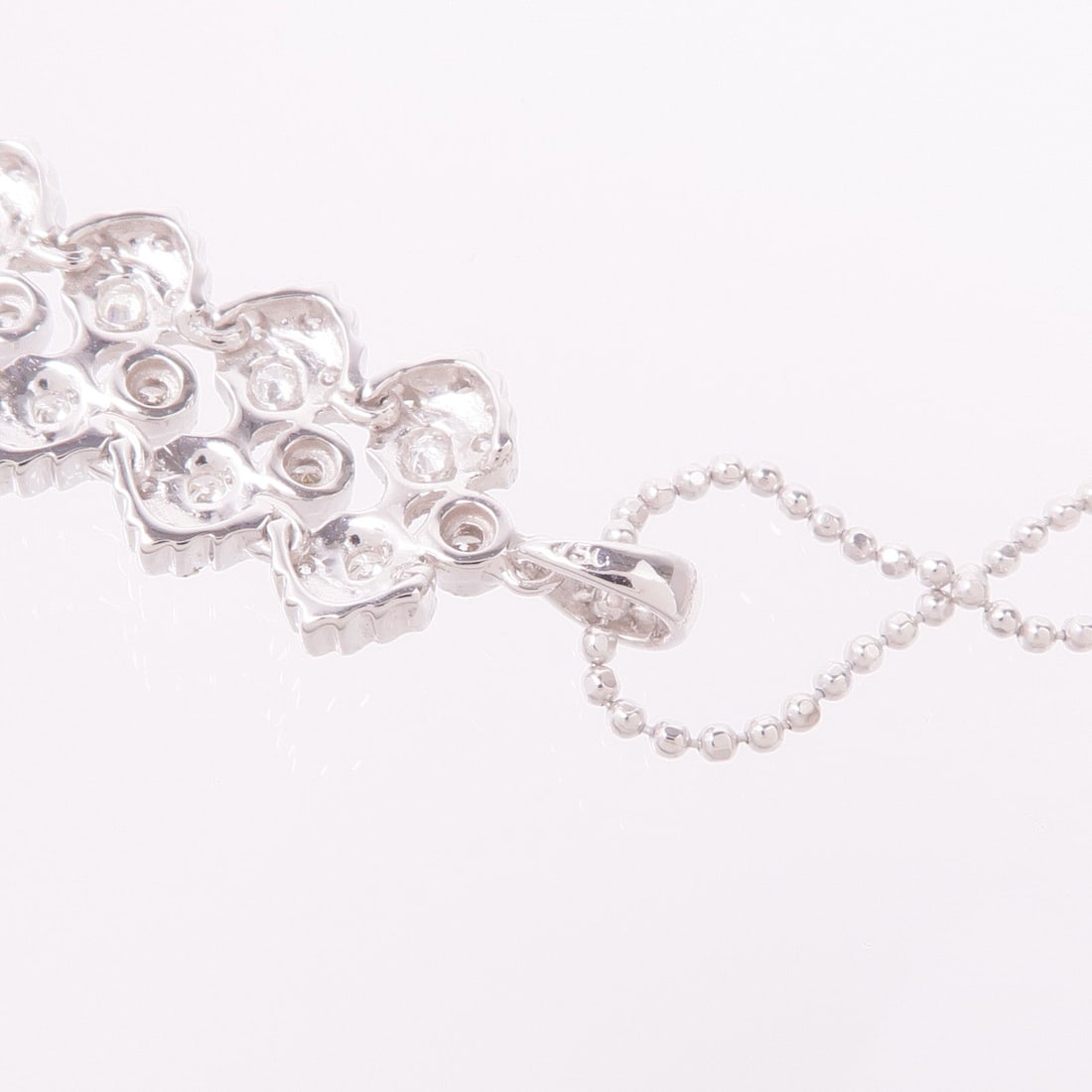 Diamond Necklace WG Silver - 6
