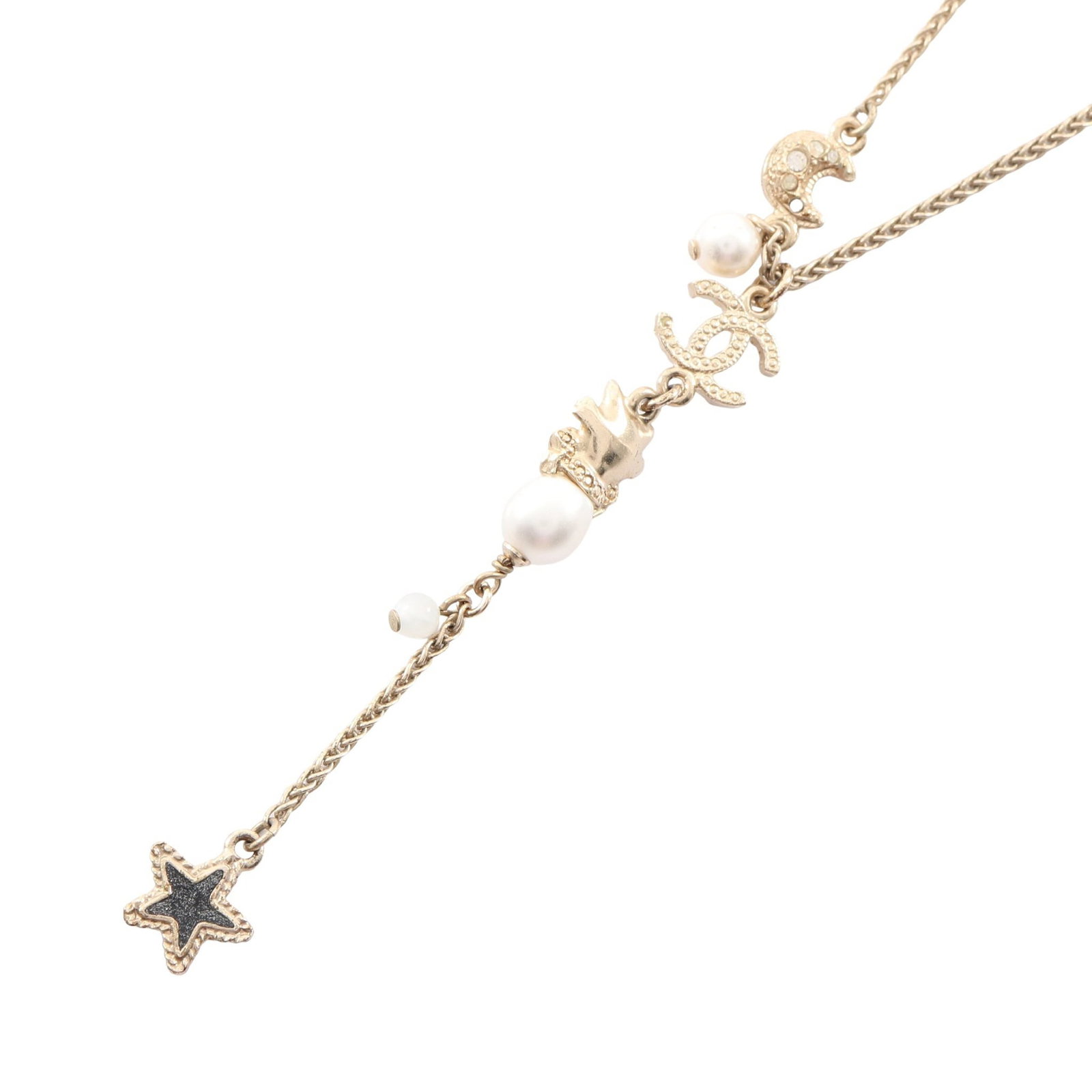 Chanel Coco Mark Pearl Necklace - 2