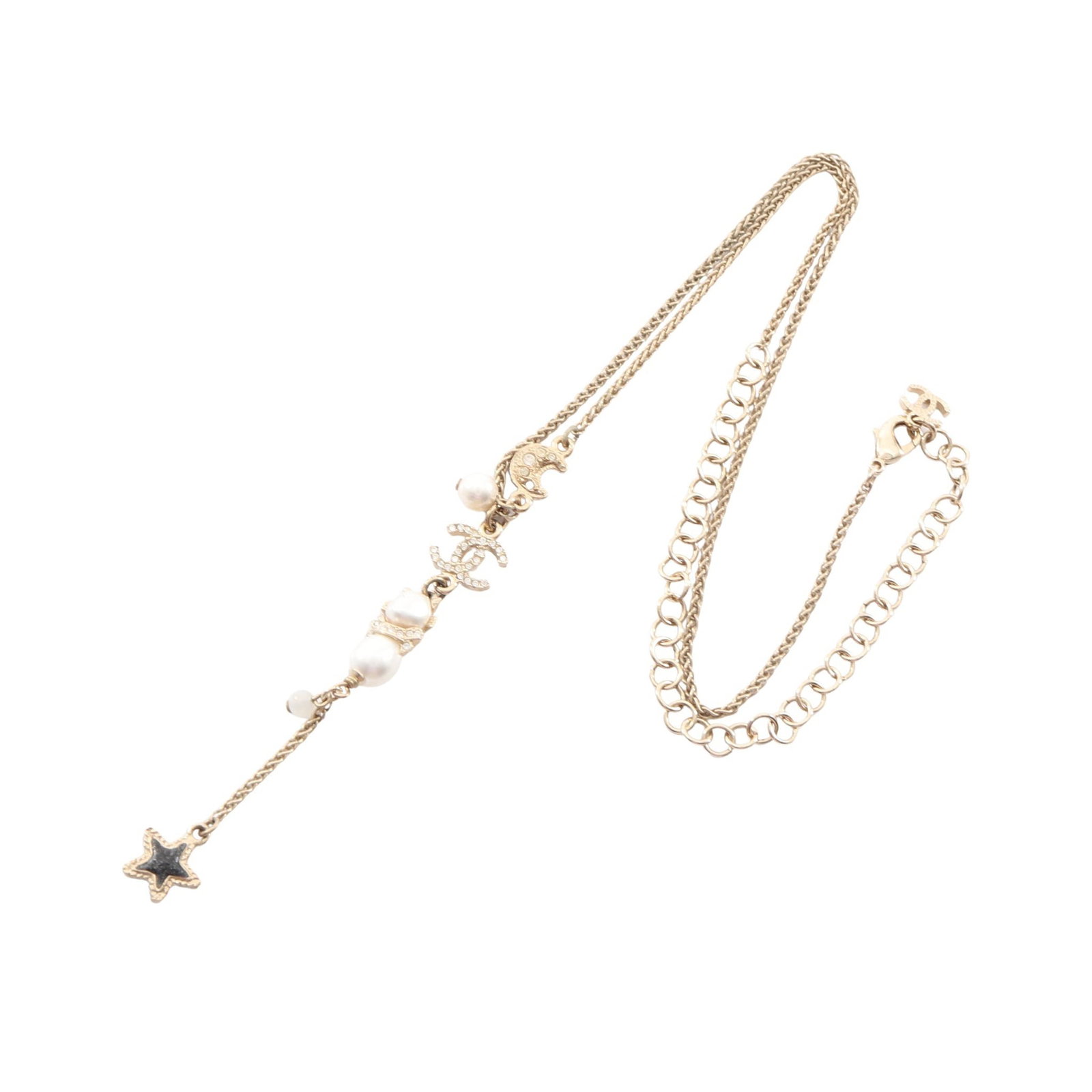 Chanel Coco Mark Pearl Necklace - 3