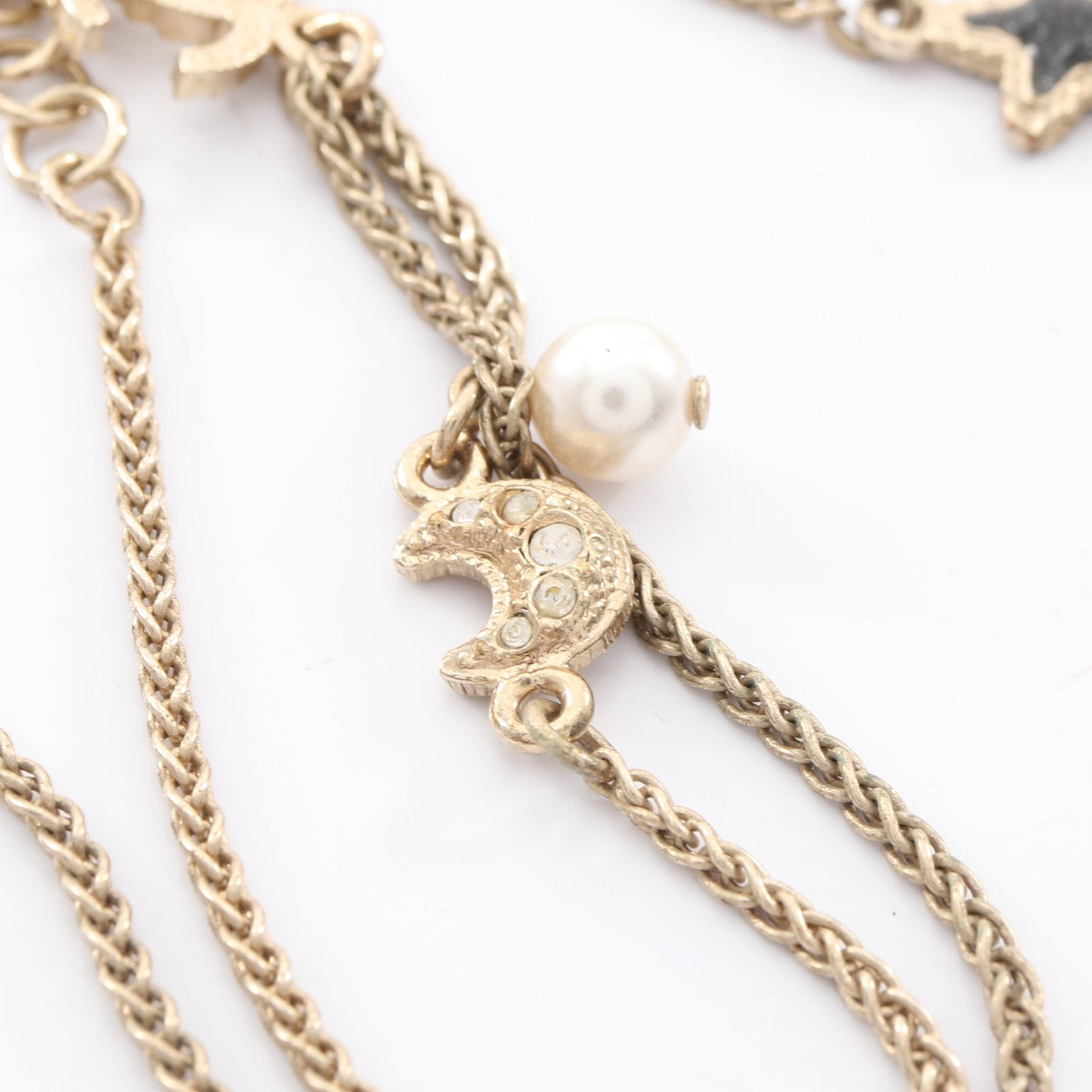Chanel Coco Mark Pearl Necklace - 9