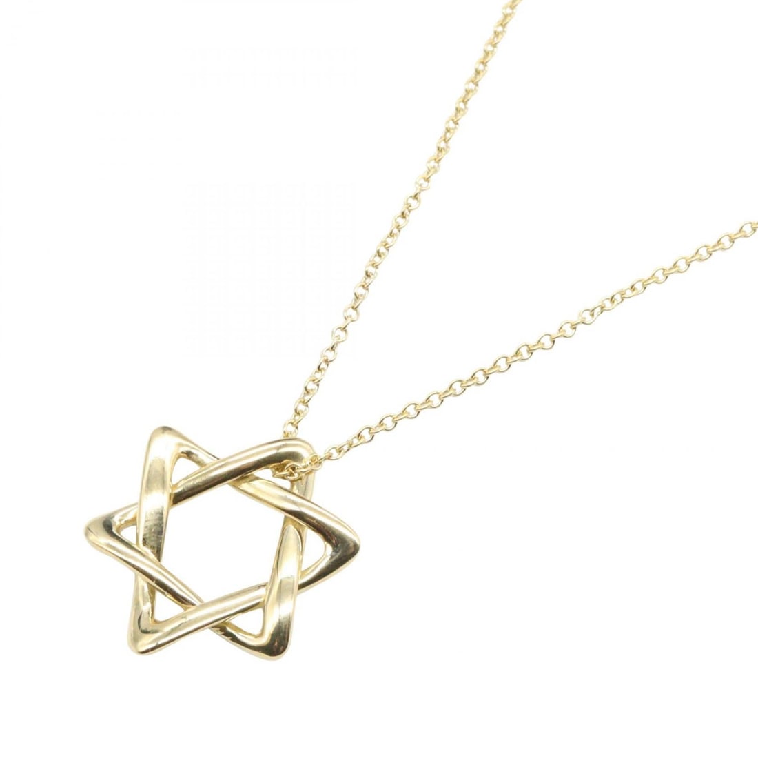 Tiffany David Necklace Yellow Gold: David necklace in K18 yellow gold.