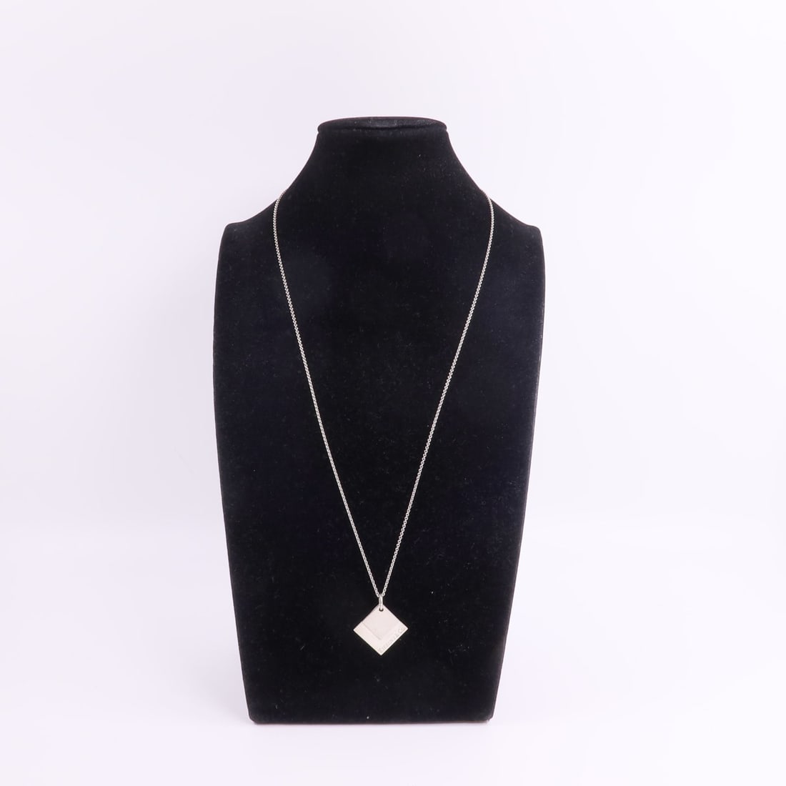 Tiffany Double Square Pendant - 10