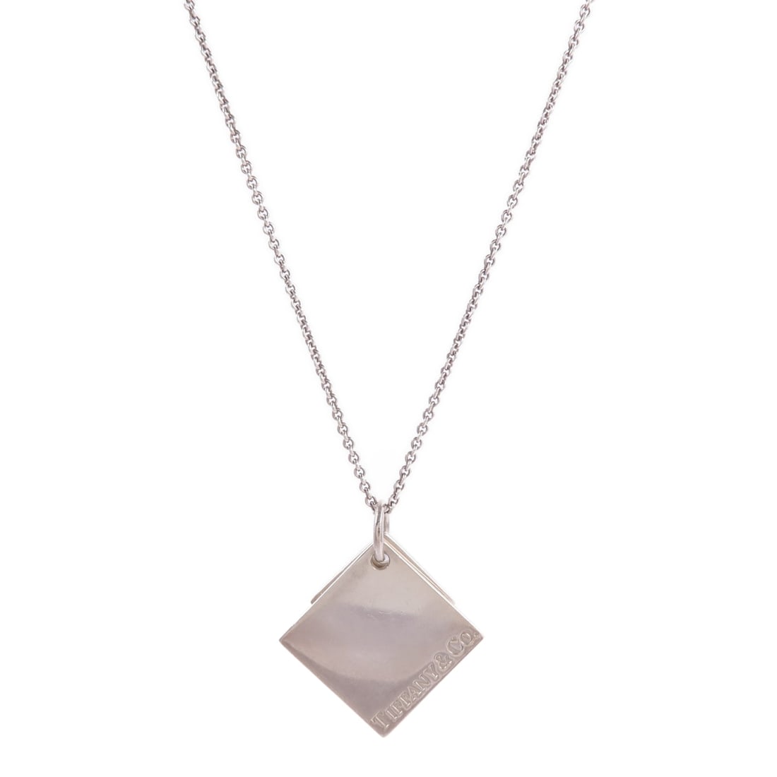 Tiffany Double Square Pendant - 2