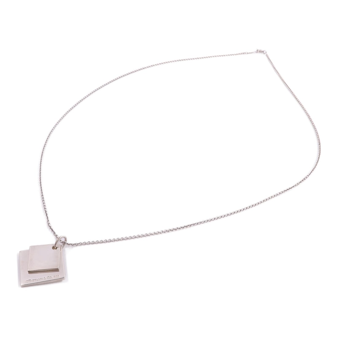 Tiffany Double Square Pendant - 4