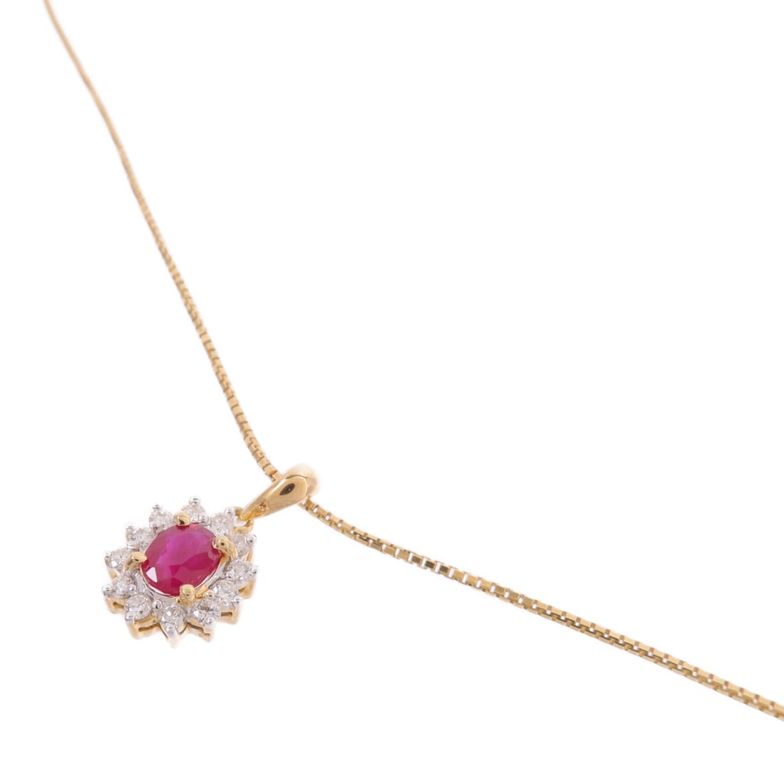 Ruby 18K Yellow Gold Necklace - 3