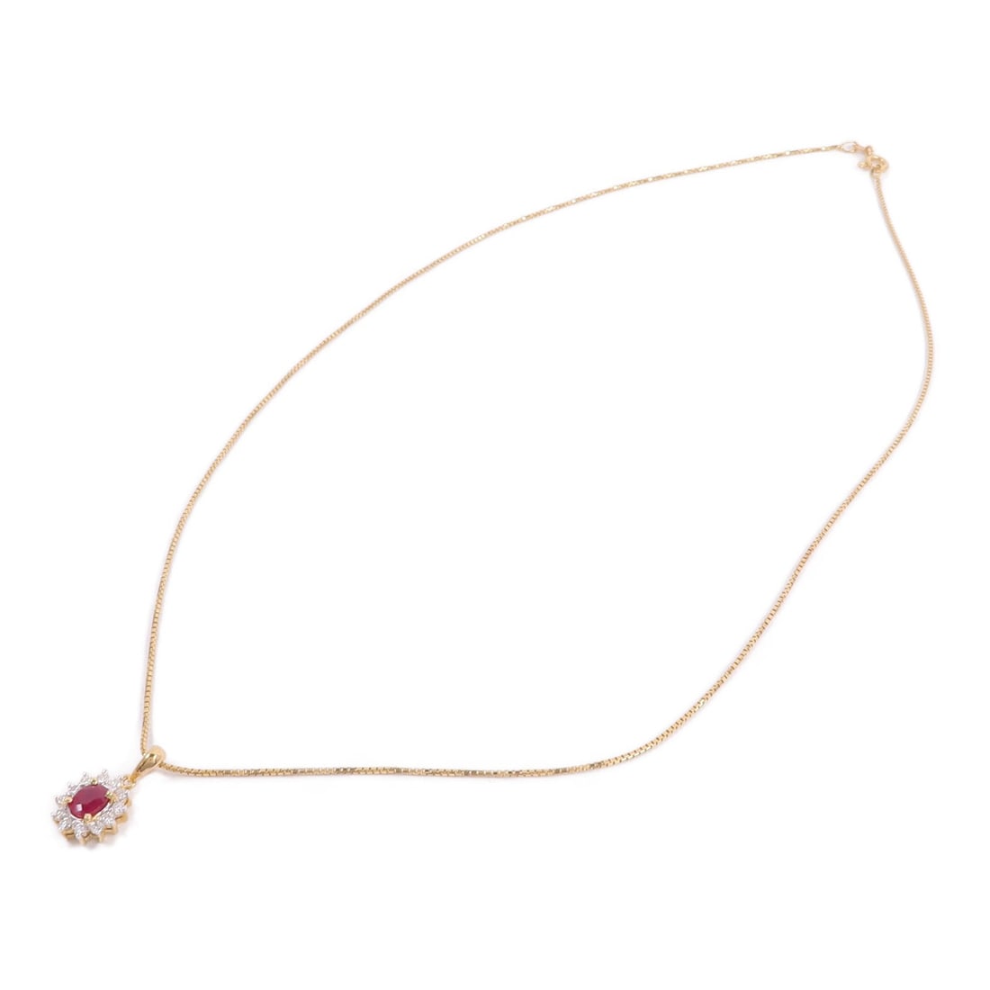 Ruby 18K Yellow Gold Necklace - 4