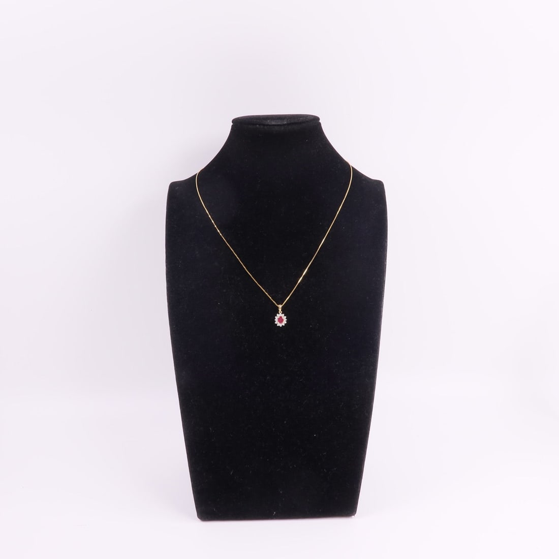 Ruby 18K Yellow Gold Necklace - 8