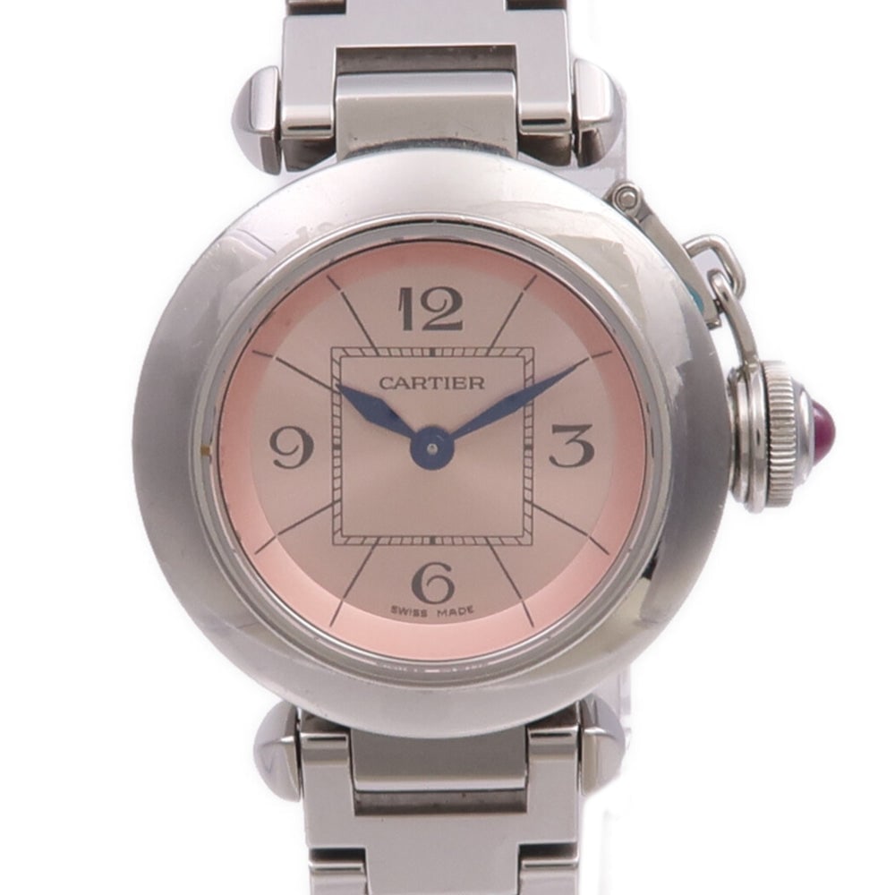 Hermes H Watch HH1.201 Quartz White: Quartz H Watch HH1.201 in stainless steel, gold plated finish and leather belt with white dial. Case 30x21mm, wrist 13-14.5cm, band 15mm. Includes storage box and guarantee.