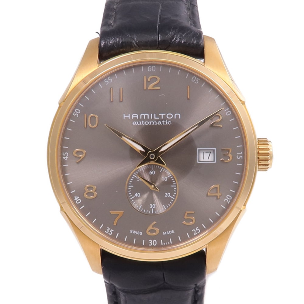 Hermes Mini Nantucket NA2.174 Rose Gold: Quartz Mini Nantucket Plumetis SM NA2.174 in 18K rose gold with diamond details. Case 33x17mm, wrist 12.5-15.5cm. Includes storage box.