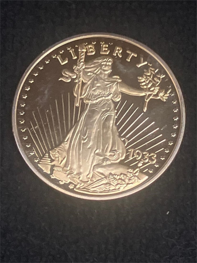 1933 Proof Double Eagle Replica 24k GP - 2
