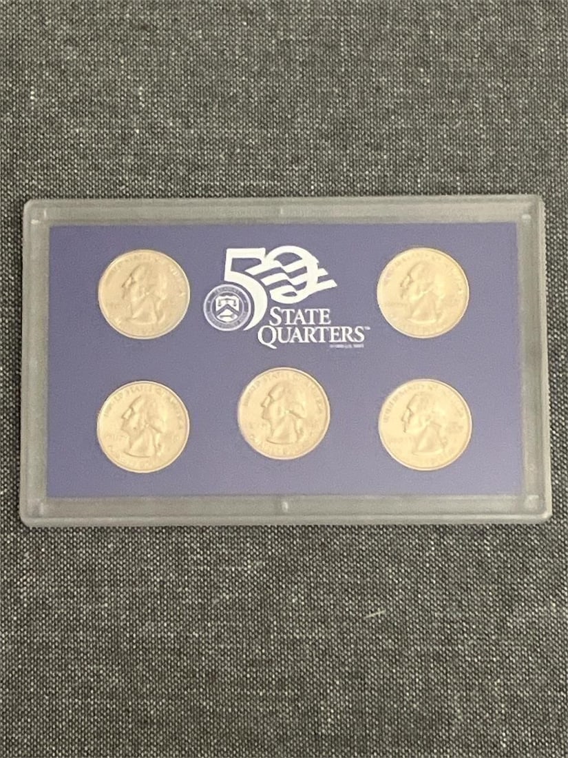 (4) 2001-S US Mint 50 State Quarters Proof Set - 5