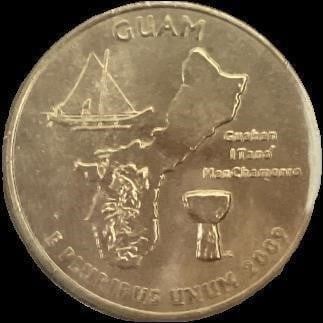 2009 Proof Set US MINT Guam Quarter MS70 - 2
