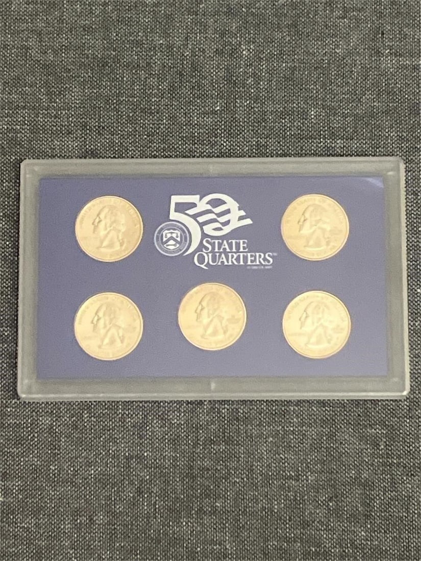 (5) 2000-S US Mint 50 State Quarters Proof Set - 5