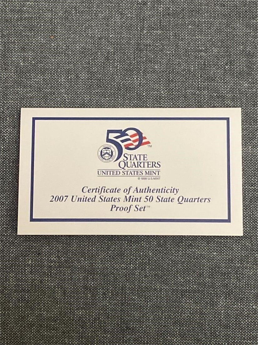 (7) 2007-S US Mint 50 State Quarters Proof Set - 3