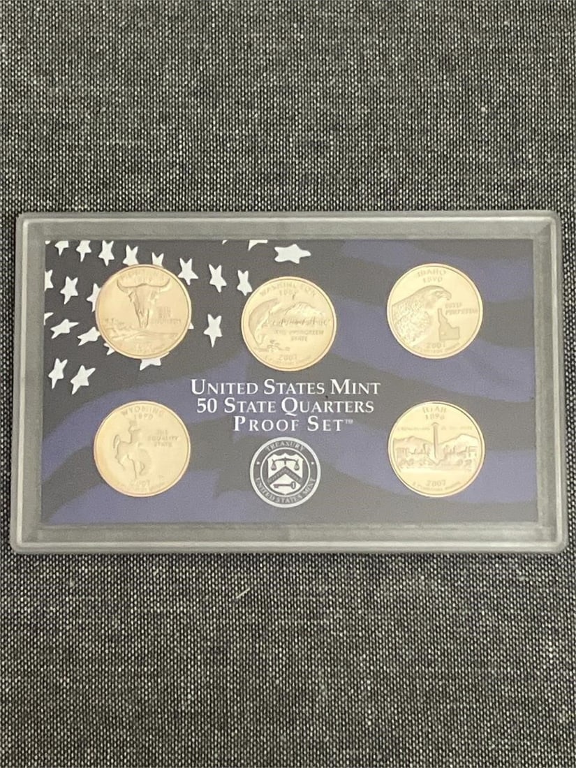 (7) 2007-S US Mint 50 State Quarters Proof Set - 6