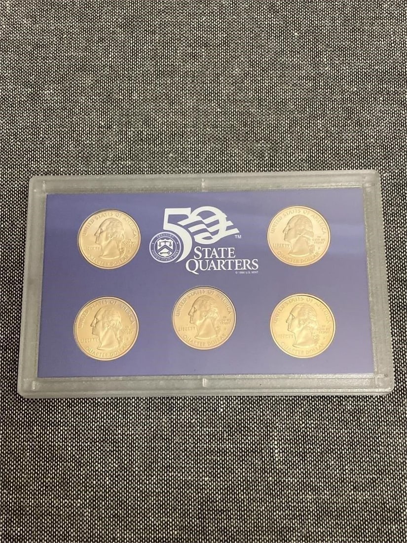 (5) 2007-S United States Mint 50 State Proof Set: This item is authenticated and verified by a trusted third-party service. Each item is accompanied by a Letter of Authenticity, provided at no additional cost, giving you complete confidence in the