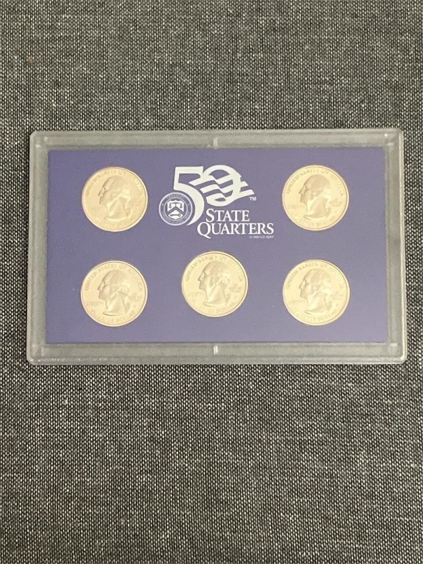 (5) 2008-S US Mint 50 State Quarters Proof Set - 5