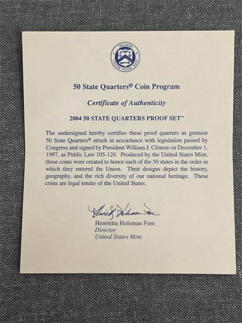 (8) 2004-S US Mint 50 State Quarters Proof Set - 4