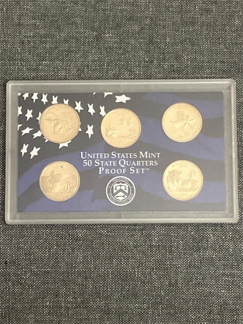 (8) 2004-S US Mint 50 State Quarters Proof Set - 6