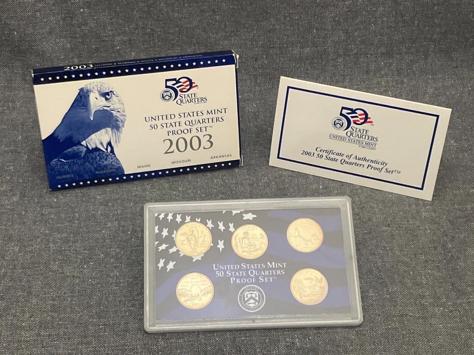 (8) 2003-S US Mint 50 State Quarters Proof Set - 7