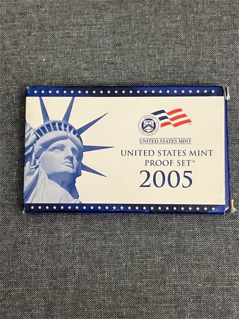 (2) 2005-S United States Mint 50 State Proof Set: This item is authenticated and verified by a trusted third-party service. Each item is accompanied by a Letter of Authenticity, provided at no additional cost, giving you complete confidence in the in