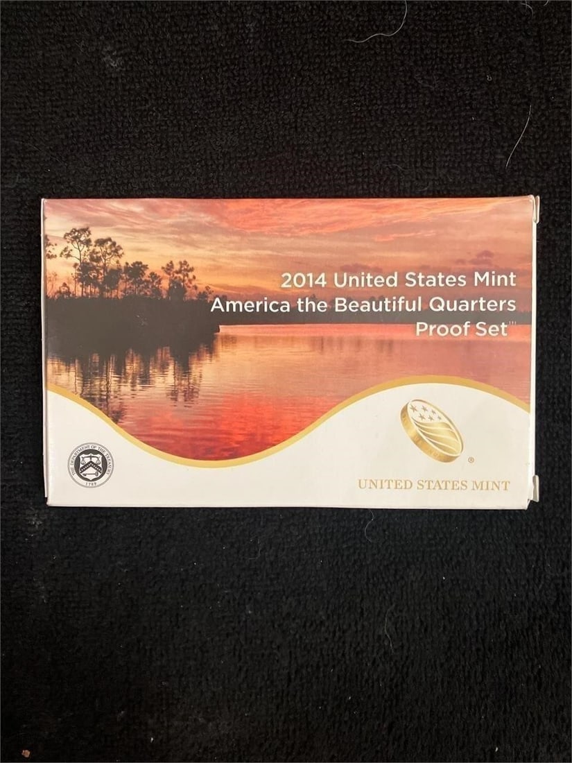 2014-Proof - America the Beautiful Quarters Set: This item is authenticated and verified by a trusted third-party service, giving you complete confidence in the integrity and value of your purchase.