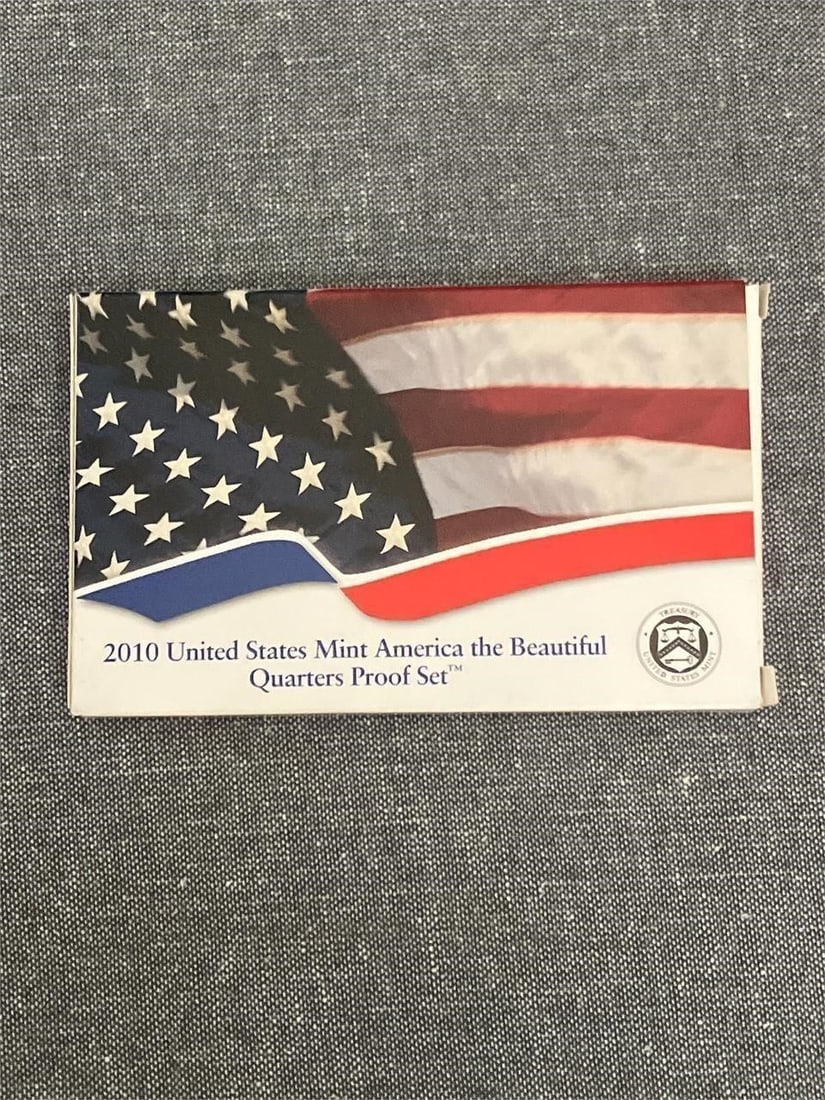2010-Proof - America the Beautiful Quarters Set: This item is authenticated and verified by a trusted third-party service, giving you complete confidence in the integrity and value of your purchase.