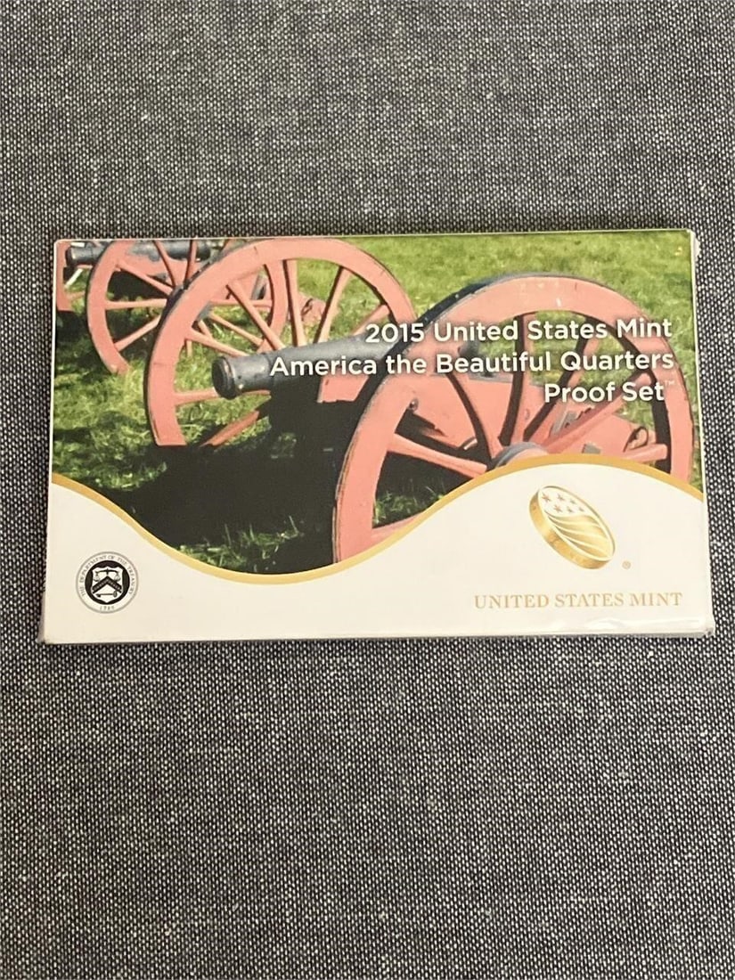 2015-Proof - America the Beautiful Quarters Set: This item is authenticated and verified by a trusted third-party service, giving you complete confidence in the integrity and value of your purchase.