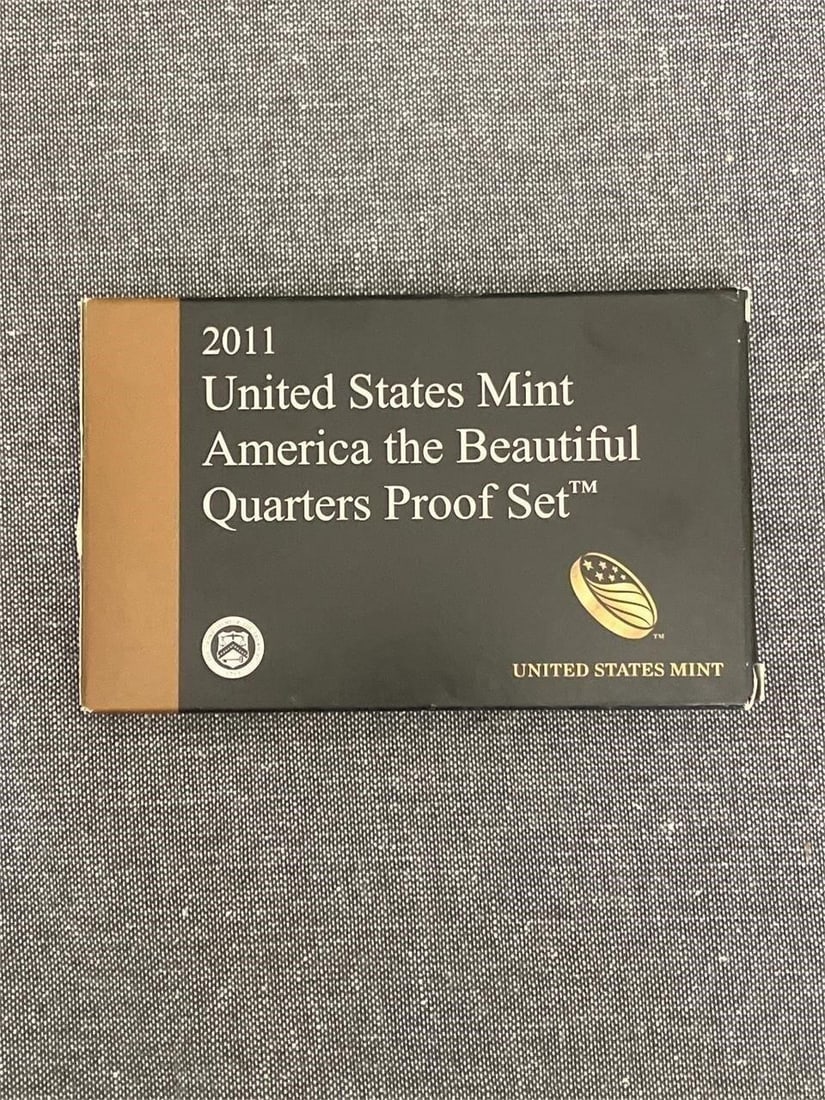 2011-Proof - America the Beautiful Quarters Set: This item is authenticated and verified by a trusted third-party service, giving you complete confidence in the integrity and value of your purchase.