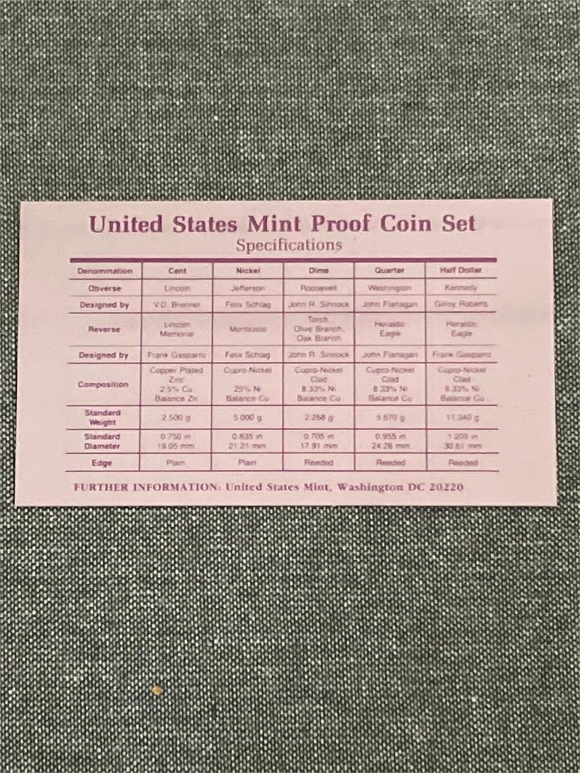 1990-S USA Proof Set Mint - 5