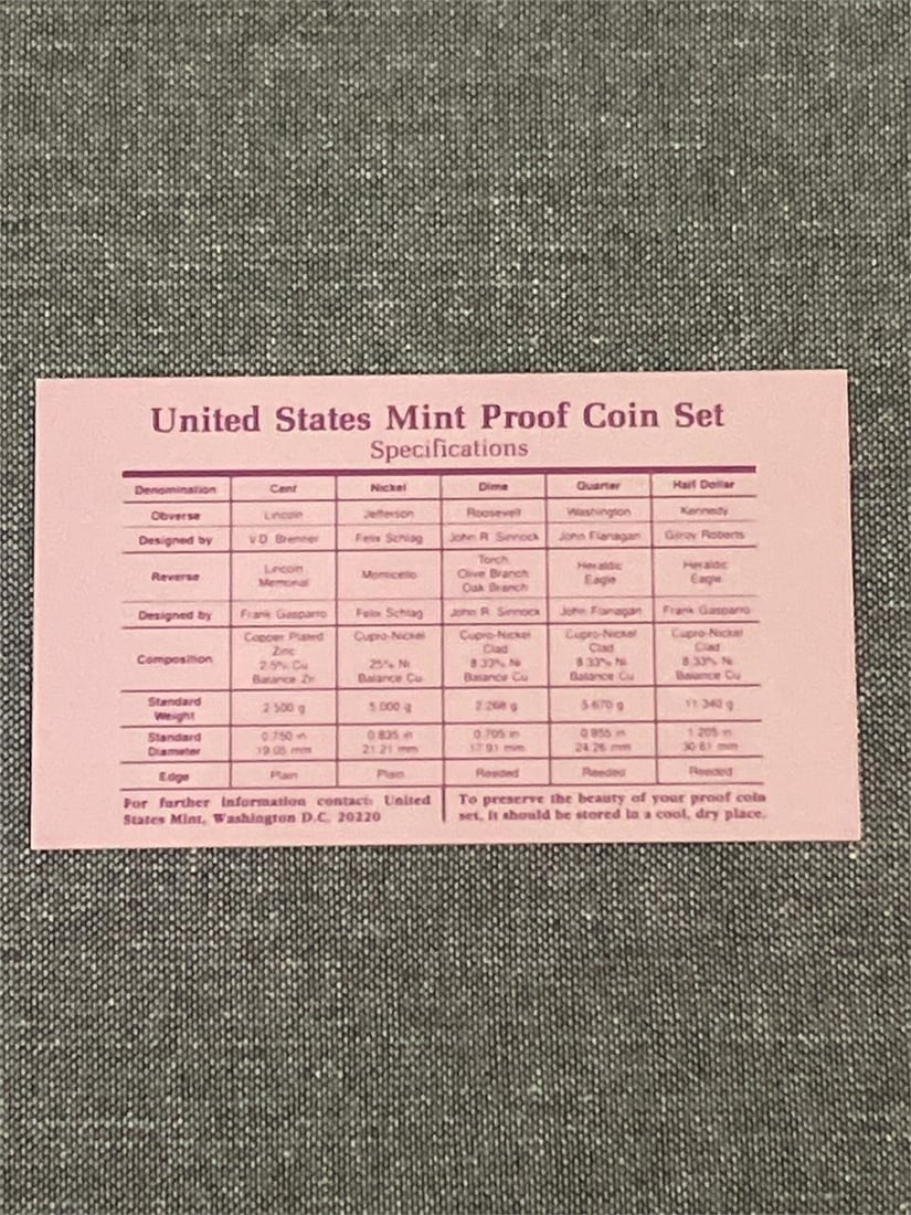 1991-S USA Proof Set Mint - 5