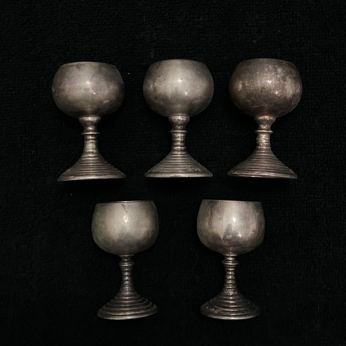 800 Silver Mini Goblets 94.0 g - 2
