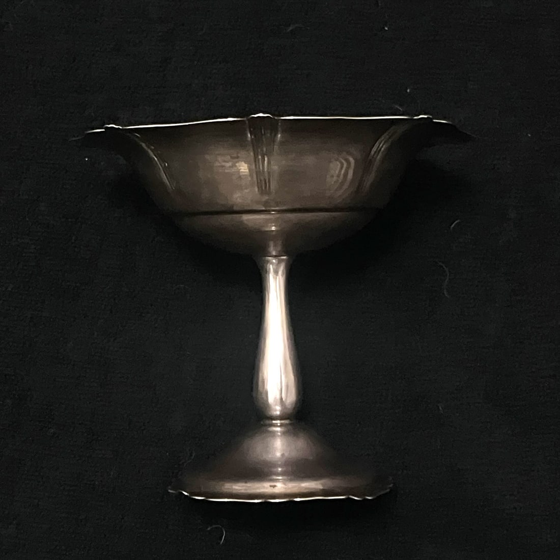 Sterling Silver Pedestal Compote Candy Dish 168.1 g (1 of 11)