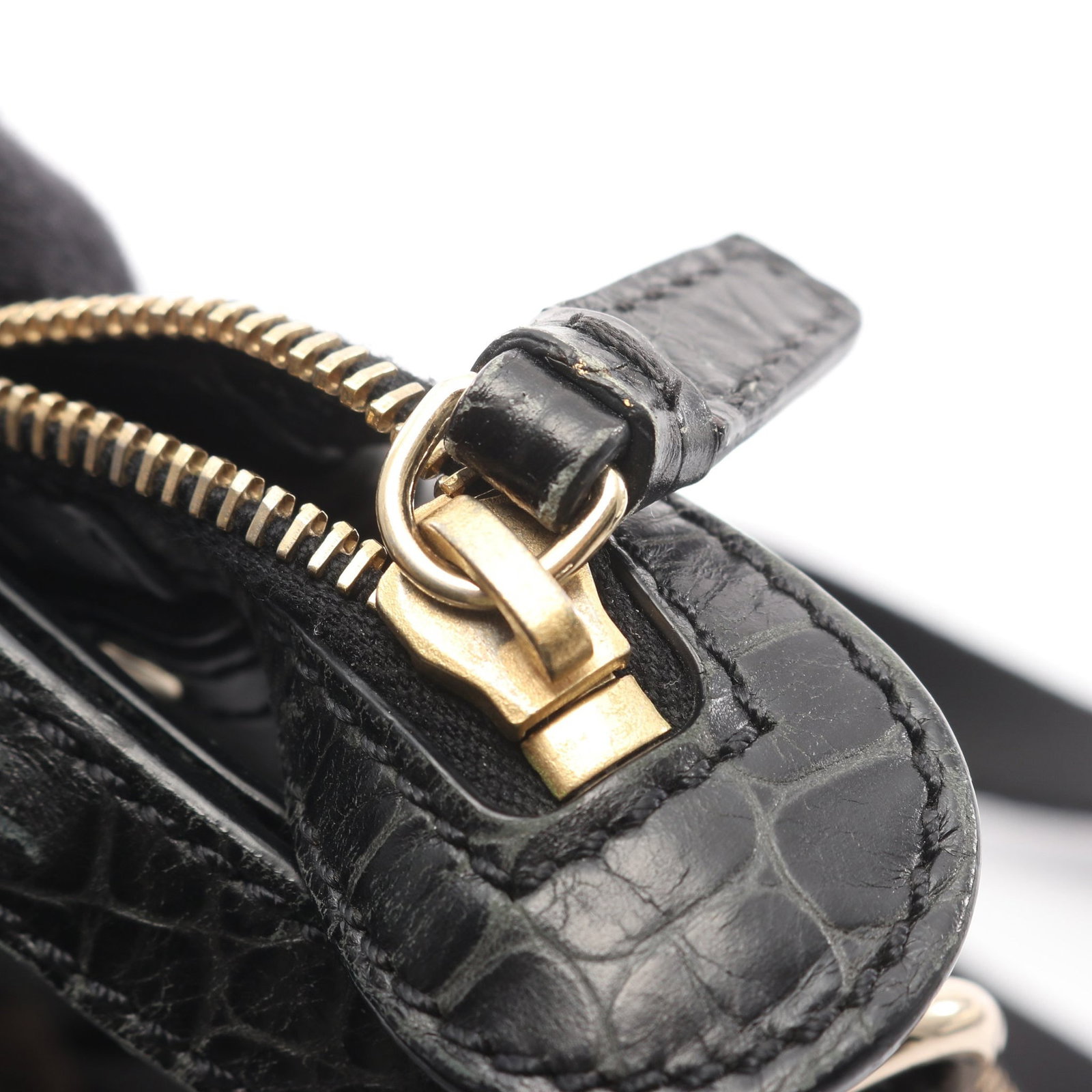 Celine C Macadam 2Way Beige Black - 8
