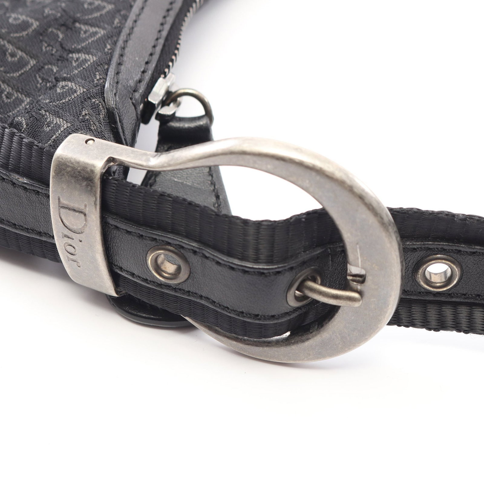 Dior Oblique Hobo Black - 7