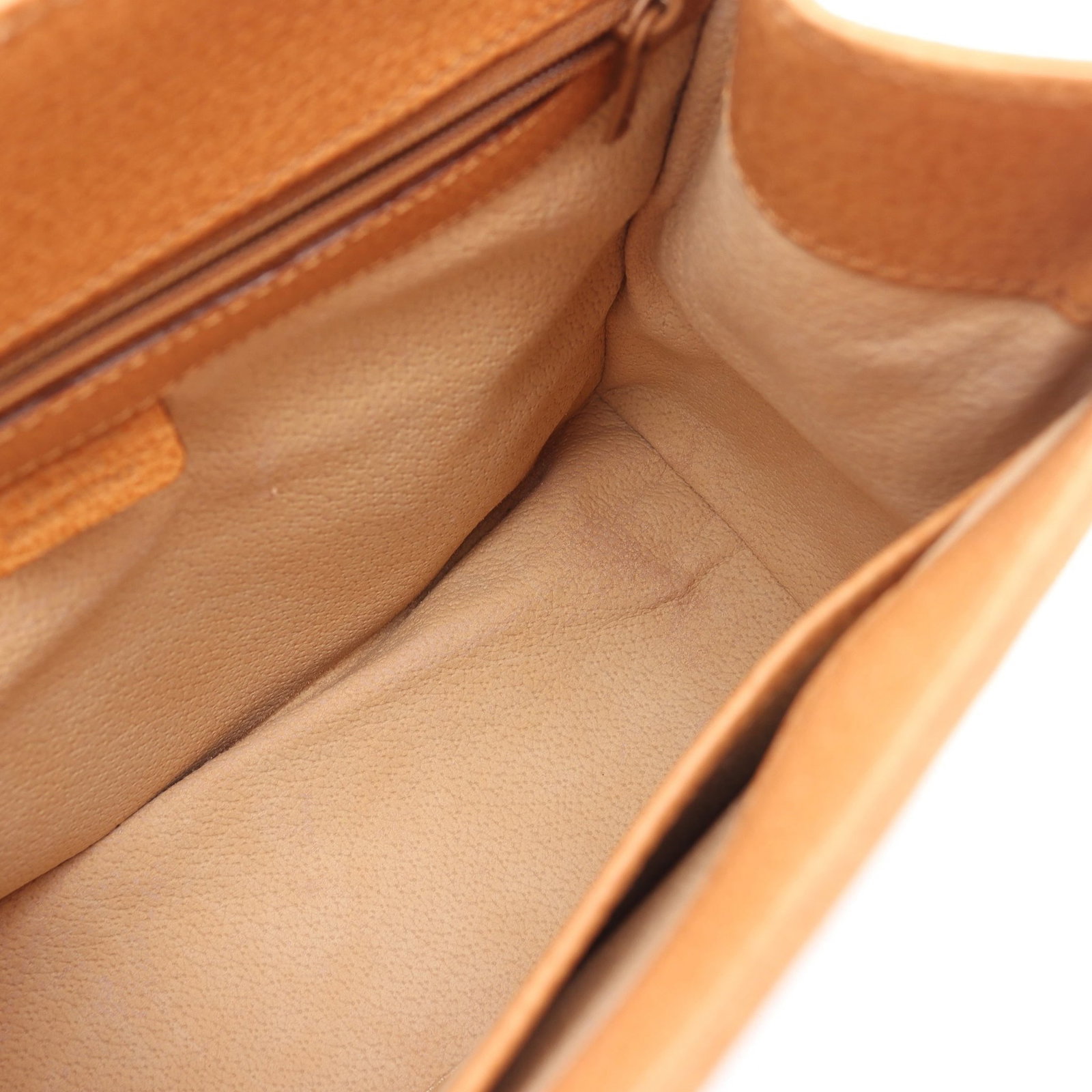 Celine Turn Lock Top Handle 2Way Brown - 5