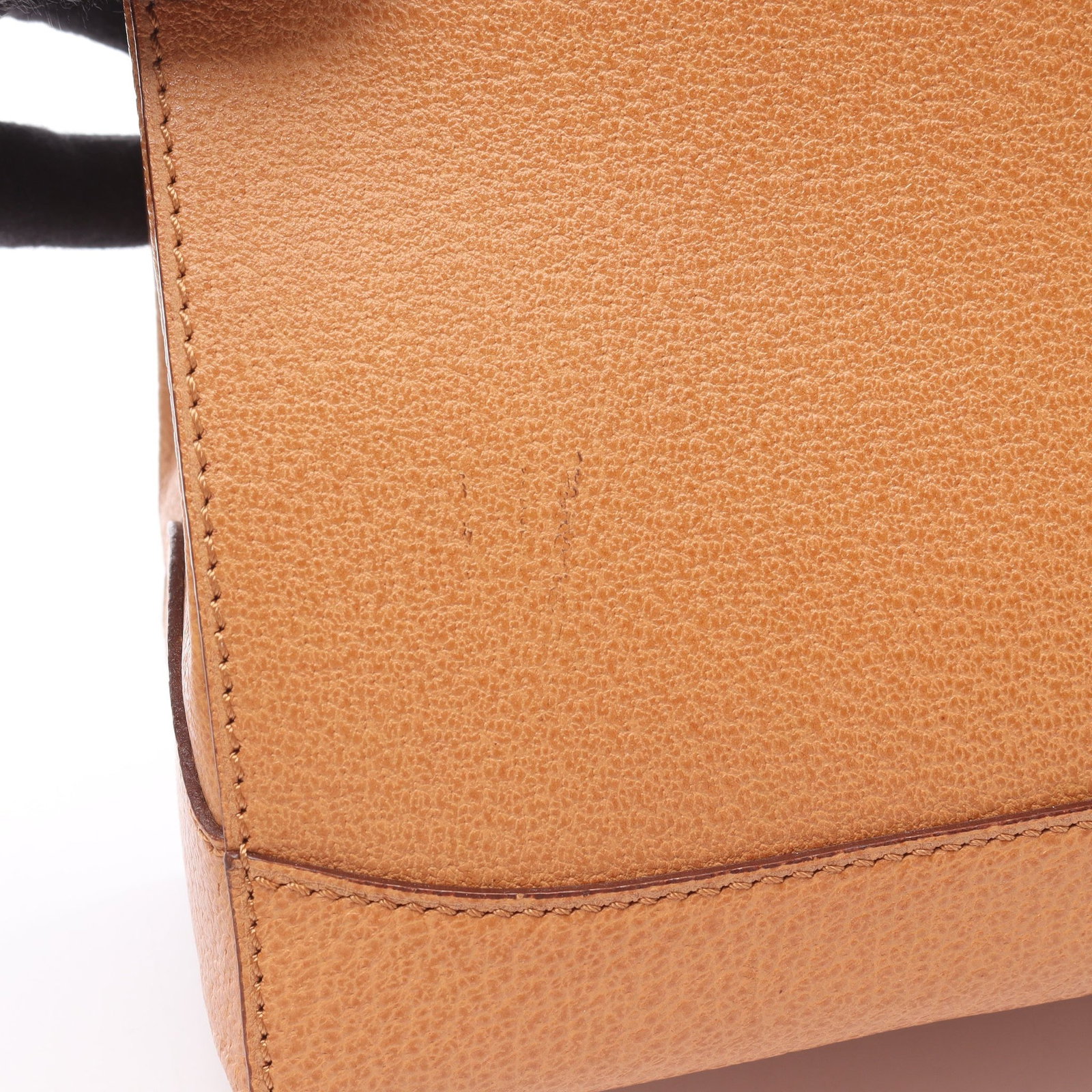 Celine Turn Lock Top Handle 2Way Brown - 9