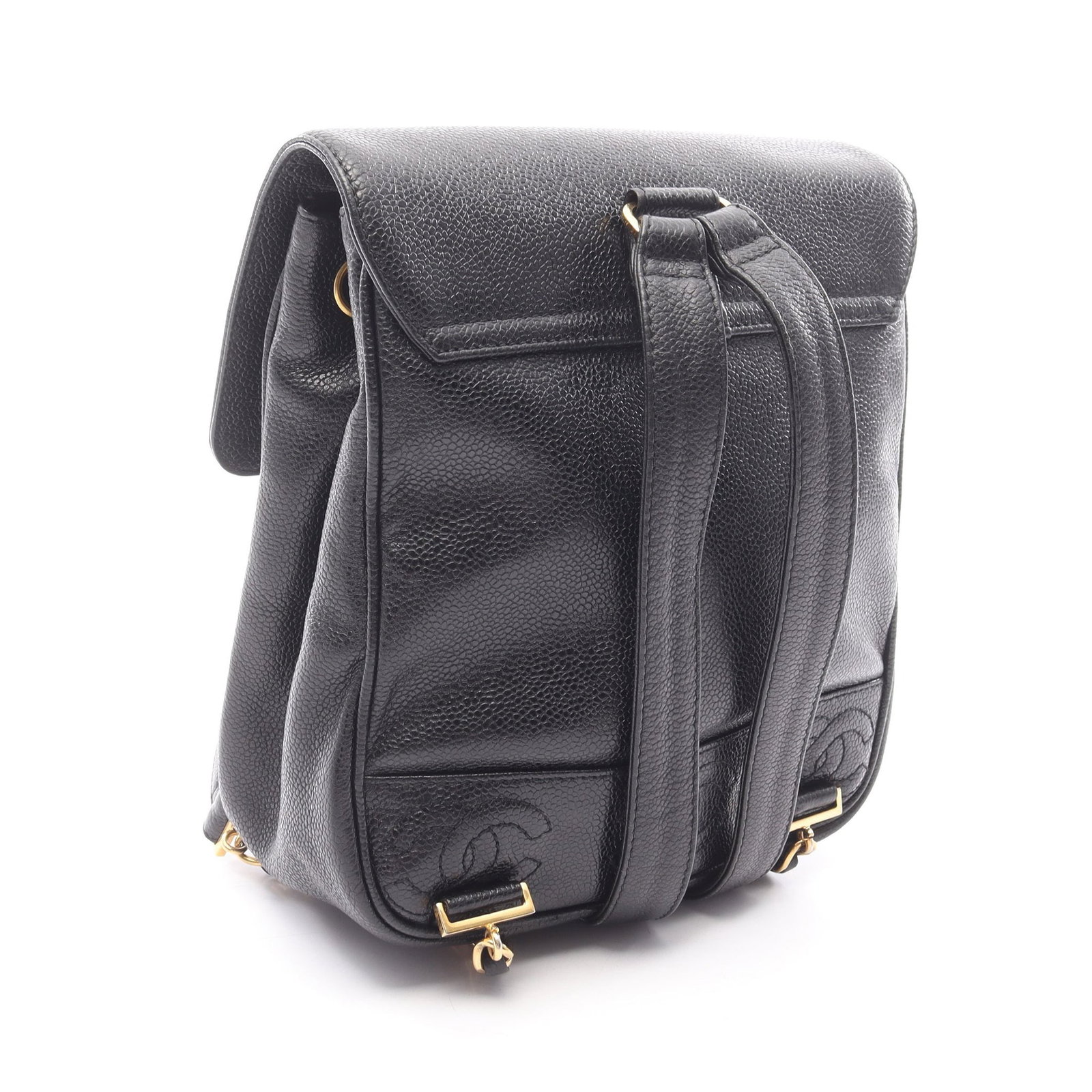 Chanel Triple Coco Mark Backpack Black - 2